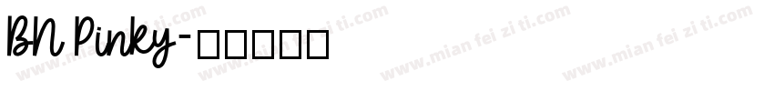 BN Pinky字体转换